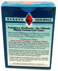 1995 Marvel OverPower Heroes Assemble Starter Deck (5)