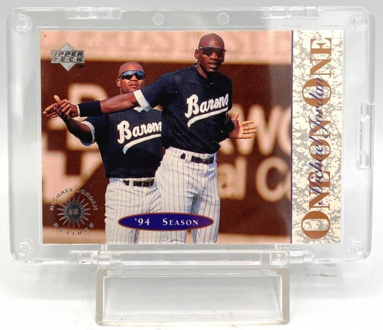 1995 Upper Deck Michael Jordan Retires Minors Baseball! Vintage Jordan