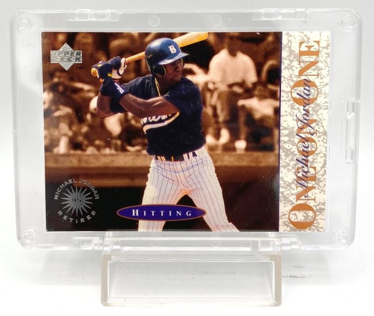 1995 Upper Deck Michael Jordan Retires Minors Baseball! Vintage Jordan