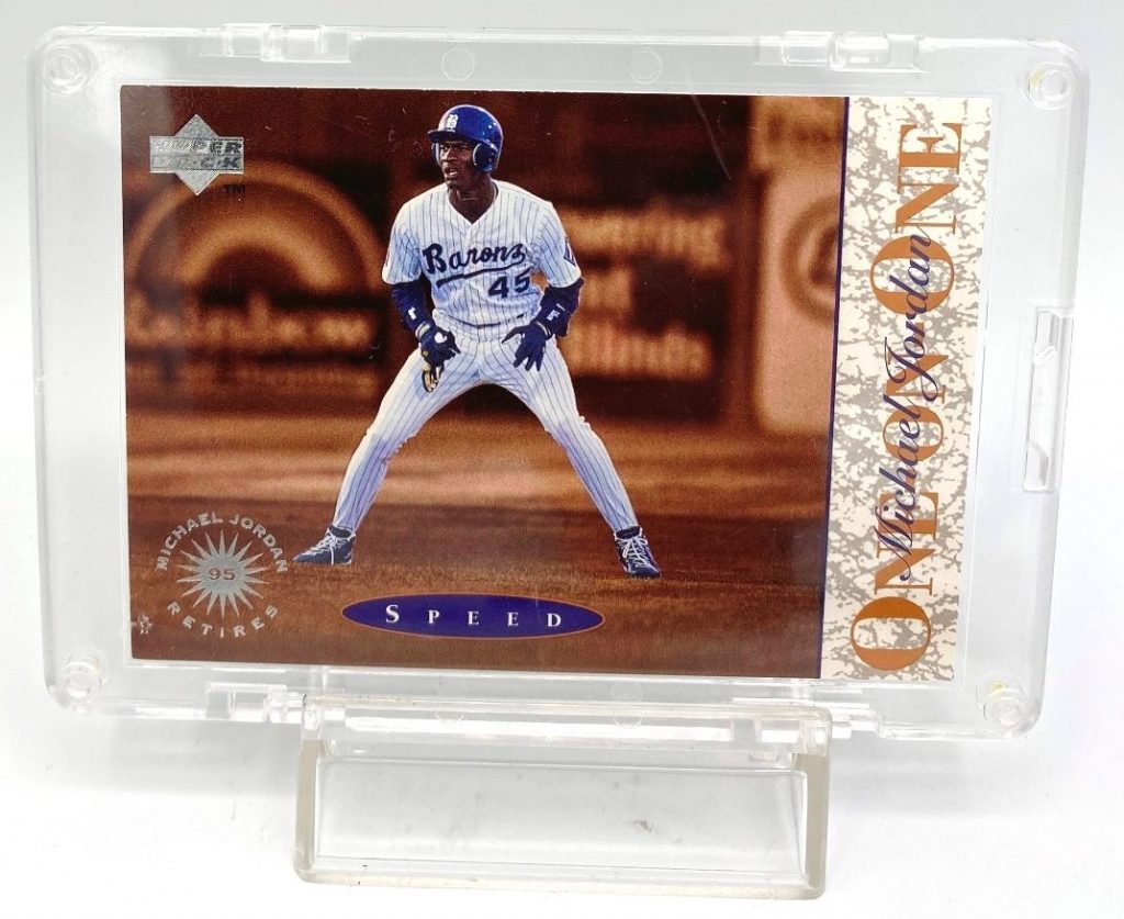 1995 Upper Deck Michael Jordan Retires Minors Baseball! Vintage Jordan