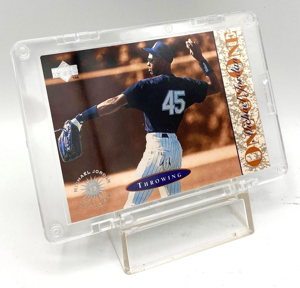 1995 Upper Deck Michael Jordan Retires Minors Baseball! Vintage Jordan