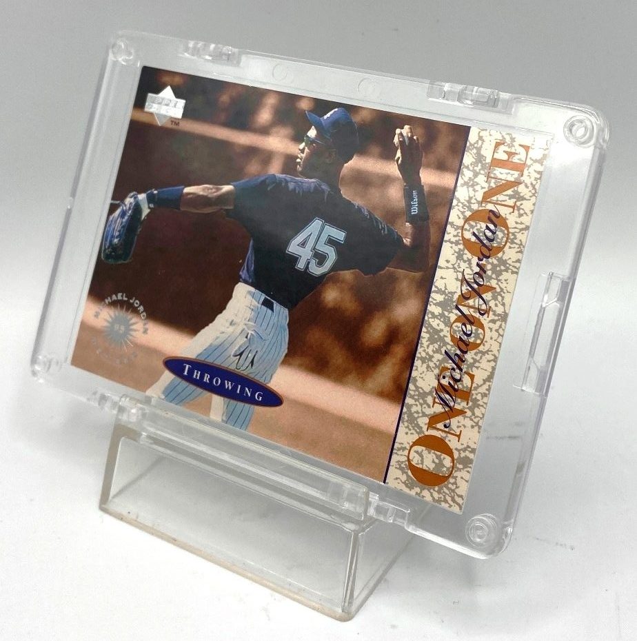 1995 Upper Deck Michael Jordan Retires Minors Baseball! Vintage Jordan