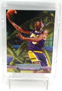 1996-97 Fleer Cyber Metal Kobe Bryant (Chrome Cyber Metal) Insert Card #5 (4pcs) (2)