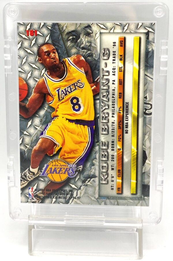1996-97 Fleer Metal Kobe Bryant (Chrome-Embossed Script Rookie)17pcs #181 (5) 1996-97 Fleer Metal Kobe Bryant (Chrome-Embossed Script Rookie)17pcs #181 (5)