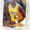 1996-97 Skybox Rookies Kobe Bryant (Rookie Gold Script Print) 1pc Card #281(4) 1996-97 Skybox Rookies Kobe Bryant (Rookie Gold Script Print) 1pc Card #281(4)