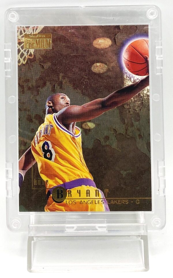 1996 Skybox Premium Kobe Bryant (Lakers Rookie Gold Script Print) 1pc Card #55 (1)