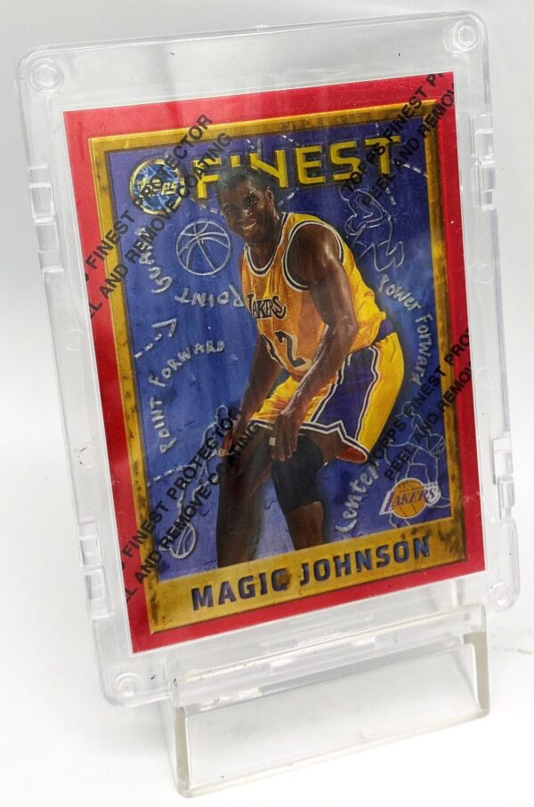 1996 Topps Finest Moments Magic Johnson Chrome Card #252 (1pc) (3) 1996 Topps Finest Moments Magic Johnson Chrome Card #252 (1pc) (3)