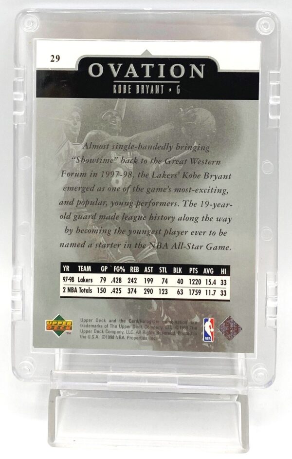1997-98 Ovation Kobe Bryant (Rookie Card Silver Script Print) 6pcs Card #29 (5)