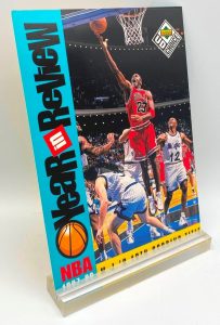 1997-98 UD Choice NBA M J's 10th Scoring Title (Michael Jordan) Year In Review 5x7 (1pc) Card # R2 (3)