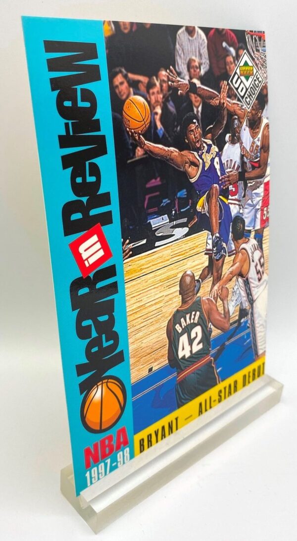 1997-98 Upper Deck All-Star Debut (Kobe Bryant) Year In Review 5x7 (1pc) Card # R1 (2) 1997-98 Upper Deck All-Star Debut (Kobe Bryant) Year In Review 5x7 (1pc) Card # R1 (2)