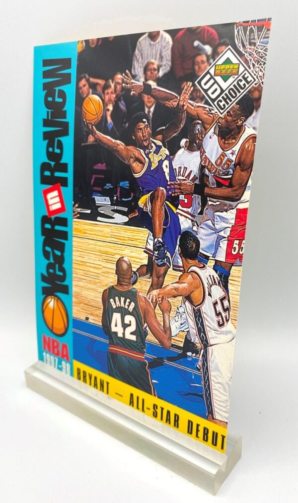 1997-98 Upper Deck All-Star Debut (Kobe Bryant) Year In Review 5x7 (1pc) Card # R1 (3) 1997-98 Upper Deck All-Star Debut (Kobe Bryant) Year In Review 5x7 (1pc) Card # R1 (3)