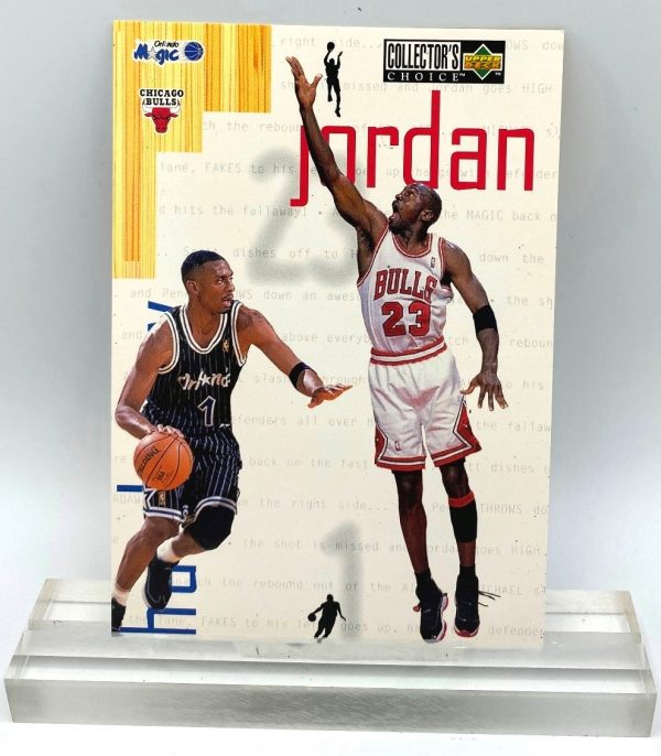 1997 Collector's Choice Jordan & Hardaway (Michael Jordan) 3.5x5 (1pc) Card # 4 of 4 (1)