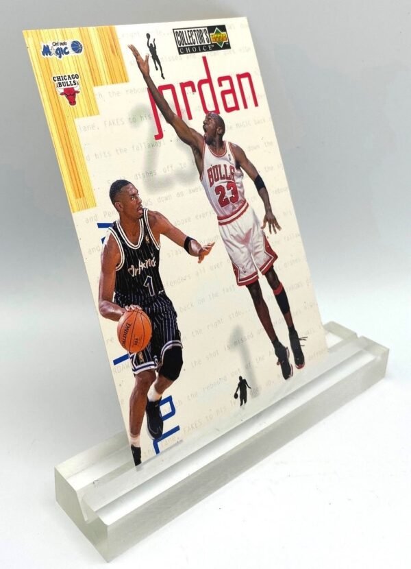 1997 Collector's Choice Jordan & Hardaway (Michael Jordan) 3.5x5 (1pc) Card # 4 of 4 (2)