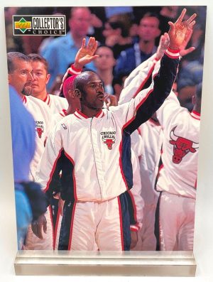 1997 Collectors Choice Michael's Magic (Michael Jordan) Extravagant & Imposing Pre-Game Introduction 5x7 (1pc) Card # MJ9 (1)