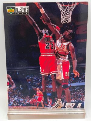 1997 Collectors Choice Michael's Magic (Michael Jordan) NBA Central Division Rivals 5x7 (1pc) Card # MJ1 (1)