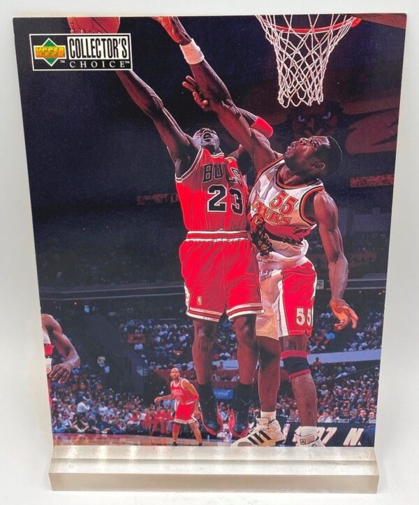 1997 Collectors Choice Michael's Magic (Michael Jordan) NBA Central Division Rivals 5x7 (1pc) Card # MJ1 (2)