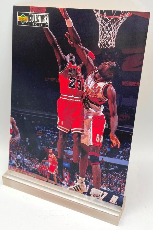 1997 Collectors Choice Michael's Magic (Michael Jordan) NBA Central Division Rivals 5x7 (1pc) Card # MJ1 (4)