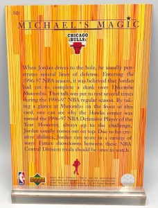 1997 Collectors Choice Michael's Magic (Michael Jordan) NBA Central Division Rivals 5x7 (1pc) Card # MJ1 (5)