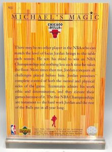 1997 Collectors Choice Michael's Magic (Michael Jordan) The Five NBA Championships Are Testament 5x7 (1pc) Card # MJ2 (5)