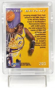 1997 Skybox Premium Kobe Bryant (Rookie Card Silver SP) 1pc Card #203 (5)