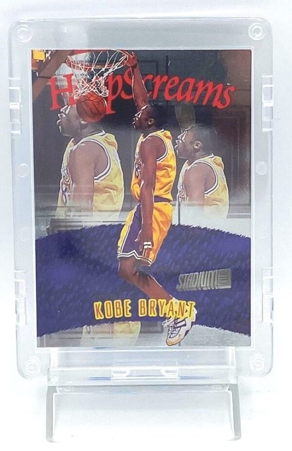 1997 Stadium Club Kobe Bryant (Chrome Card Hoop Screams) 1pc Card #HS9 (2) 1997 Stadium Club Kobe Bryant (Chrome Card Hoop Screams) 1pc Card #HS9 (2)