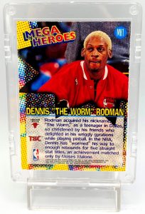 1997 Topps Stadium Club Mega Heroes Collection Dennis Rodman (THE WORM) Bulls Chrome Card #MH1) (1pc) (5)