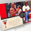1997 Upper Deck MVP 23 (Michael Jordan) Michael's View Points 5x7 (1pc) Card # VP10 (3)
