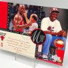 1997 Upper Deck MVP 23 (Michael Jordan) Michael's View Points 5x7 (1pc) Card # VP10 (4)
