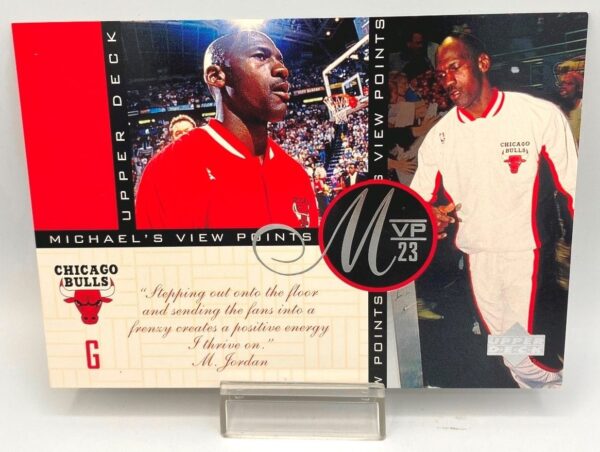1997 Upper Deck MVP 23 (Michael Jordan) Michael's View Points 5x7 (1pc) Card # VP2 (2)