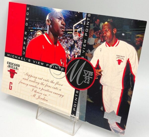 1997 Upper Deck MVP 23 (Michael Jordan) Michael's View Points 5x7 (1pc) Card # VP2 (4)