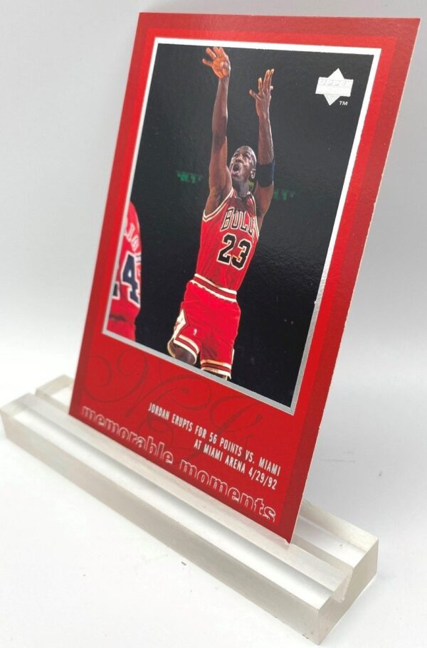 1997 Upper Deck Memorable Moments (Michael Jordan) Erupts For 56 Points 3x5 (2pcs) Card # 18 (3)