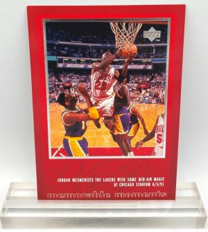 1997 Upper Deck Memorable Moments (Michael Jordan) Mesmerizes The Lakers 3x5 (2pcs) Card # 17 (1)