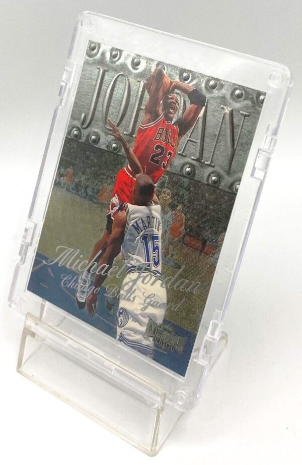 1998-99 Metal Universe Michael Jordan Silver Script Print Card #1 (6pcs) (4) 1998-99 Metal Universe Michael Jordan Silver Script Print Card #1 (6pcs) (4)