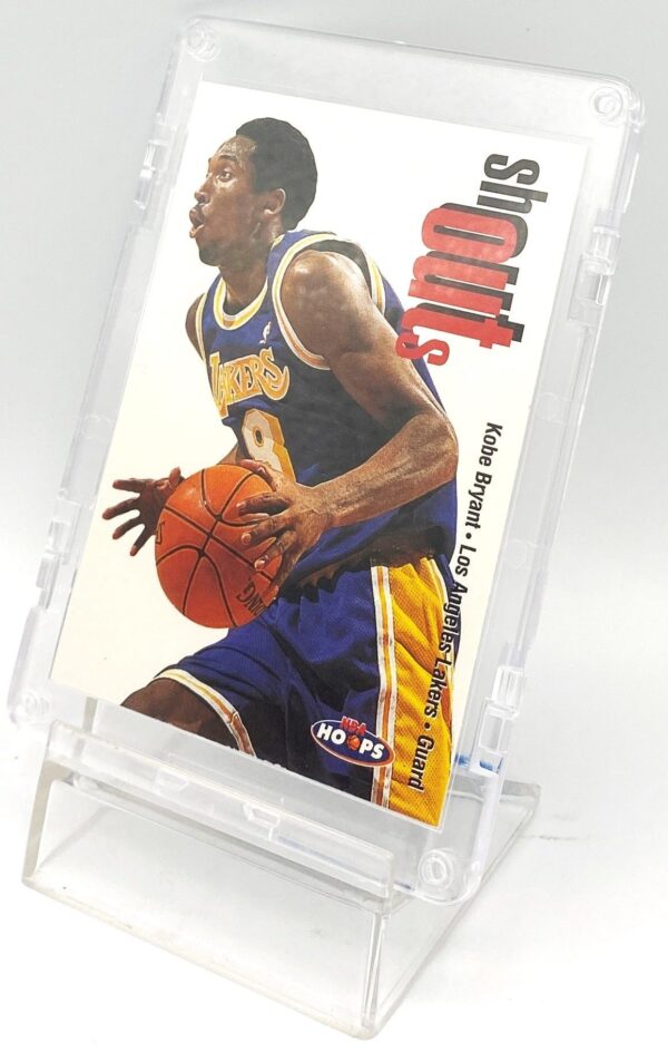 1998-99 Skybox Shout Outs Kobe Bryant (NBA Hoops) Insert Card #21-30SO (2pcs) (4) 1998-99 Skybox Shout Outs Kobe Bryant (NBA Hoops) Insert Card #21-30SO (2pcs) (4)