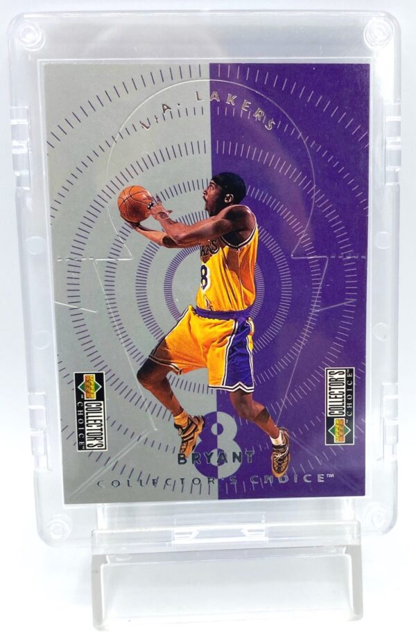 1998 Collector's Choice Kobe Bryant (Standee Card Silver S P) 1pc Card #M13 (2) 1998 Collector's Choice Kobe Bryant (Standee Card Silver S P) 1pc Card #M13 (2)