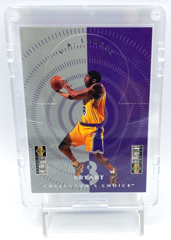 1998 Collector's Choice Kobe Bryant (Standee Card Silver S P) 1pc Card #M13 (3) 1998 Collector's Choice Kobe Bryant (Standee Card Silver S P) 1pc Card #M13 (3)