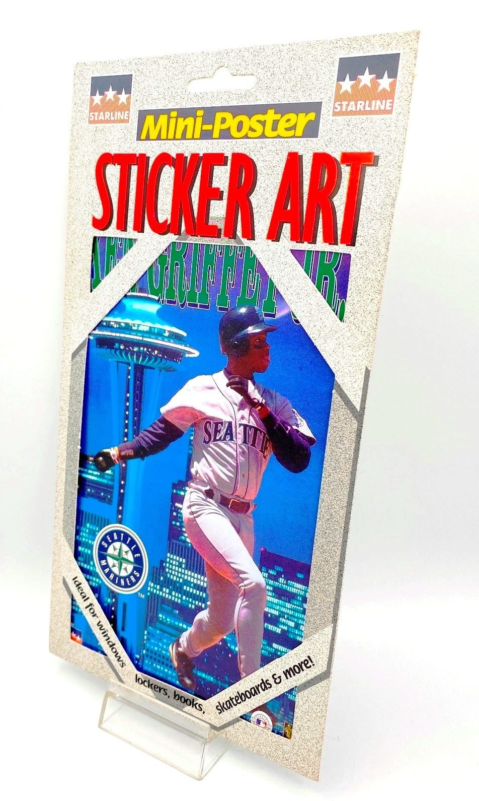 1998 Ken Griffey Jr MLB (Seattle-Jersey #24 Mini-Poster Sticker Art) (4)