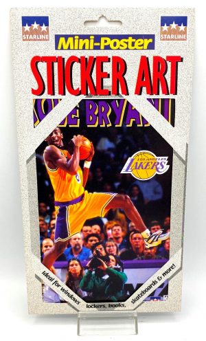 1998 Kobe Bryant NBA (Lakers-Jersey #8 Mini-Poster Sticker Art) (1)