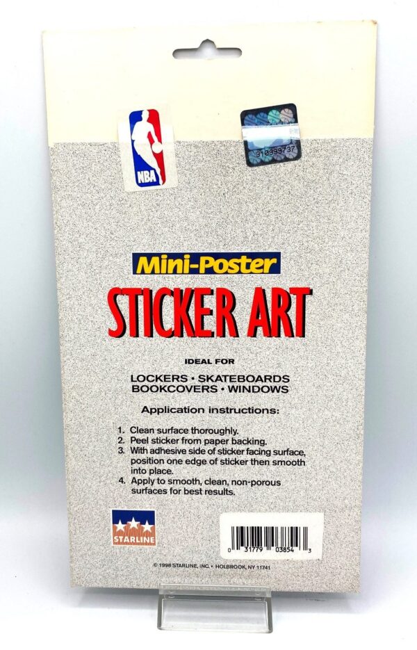 1998 Kobe Bryant NBA (Lakers-Jersey #8 Mini-Poster Sticker Art) (5) 1998 Kobe Bryant NBA (Lakers-Jersey #8 Mini-Poster Sticker Art) (5)