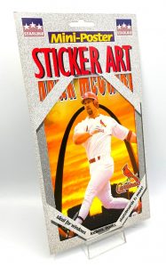 1998 Mark McGwire MLB (Cardinals-Jersey #25 Mini-Poster Sticker Art) (3)