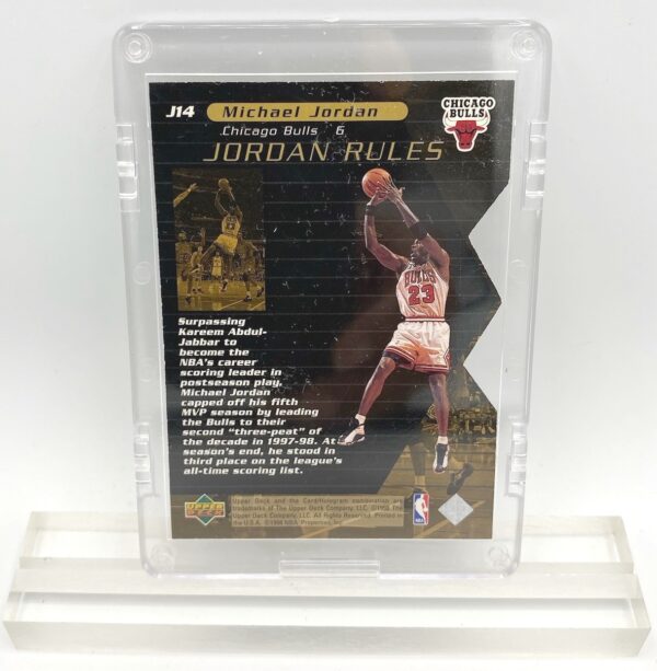 1998 Michael Jordan (JORDAN RULES-Upper Deck GOLD CARD-#J14)=1pc (3)