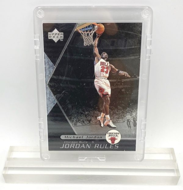 1998 Michael Jordan (JORDAN RULES-Upper Deck SILVER CARD-#J8)=1pc (1)