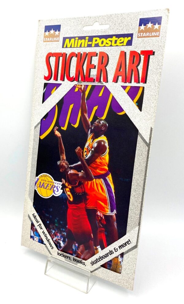 1998 Shaq NBA (Lakers-Jersey #32 Mini-Poster Sticker Art) (4) 1998 Shaq NBA (Lakers-Jersey #32 Mini-Poster Sticker Art) (4)