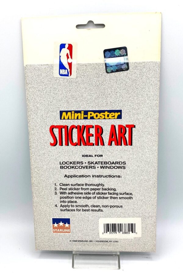 1998 Shaq NBA (Lakers-Jersey #32 Mini-Poster Sticker Art) (5) 1998 Shaq NBA (Lakers-Jersey #32 Mini-Poster Sticker Art) (5)