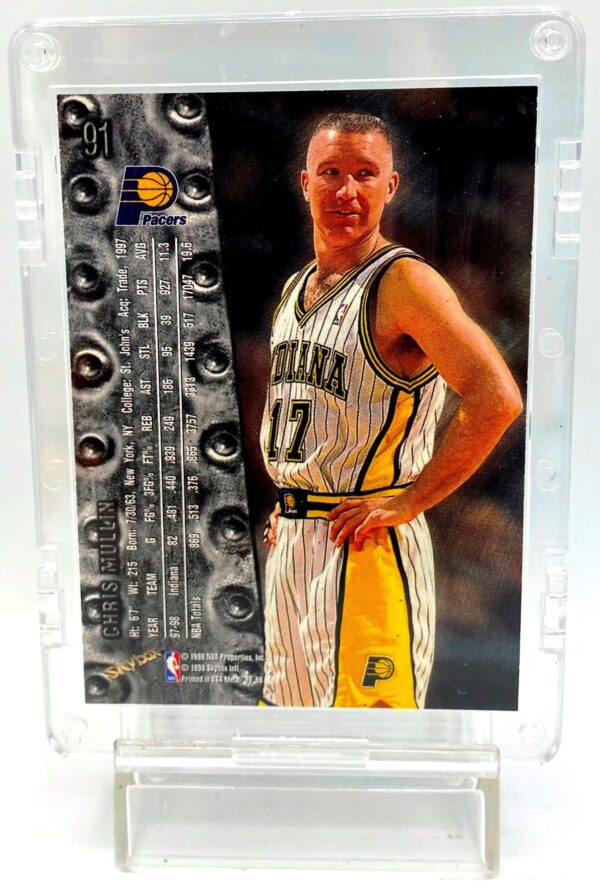 1998 Skybox Metal Universe Chris Mullin (ERROR! Card #91 (3)