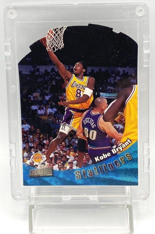 1998 Stadium Club Kobe Bryant (Statliners) 1pc Die-Cut Card #S17 (2) 1998 Stadium Club Kobe Bryant (Statliners) 1pc Die-Cut Card #S17 (2)