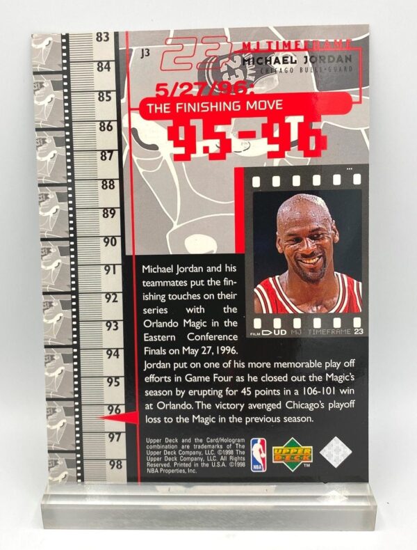 1998 Upper Deck 95-96 Finishing Moves (Michael Jordan) 5x7 (4)