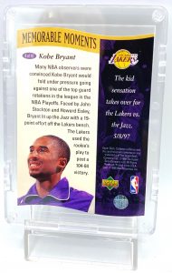 1998 Upper Deck Kobe Bryant (Memorable Moments Gold S P) 2pcs Card #4 of 10 (5)