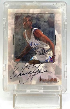1999-00 Flair (Quincy Lewis) Certified Autograph Card #COA (1)