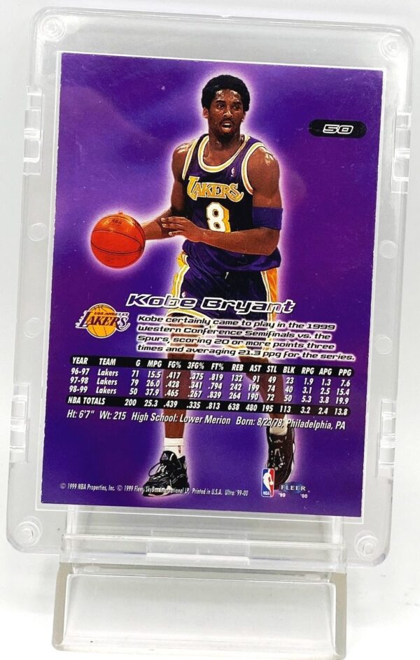 1999-00 Fleer Ultra Kobe Bryant (Silver Holo Script Print) Card #50 (2pcs) (5)